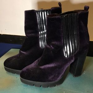 Report Signature 4” purple suede boots